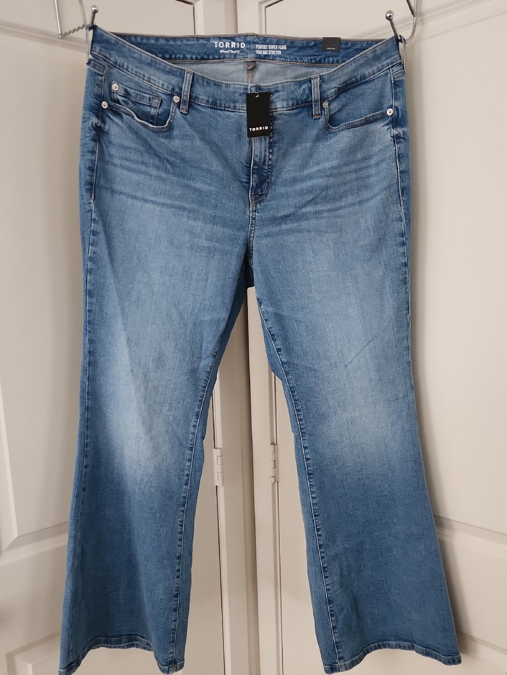 TORRID size 20T Perfect Super Flare Vintage Stretch Jeans NWT